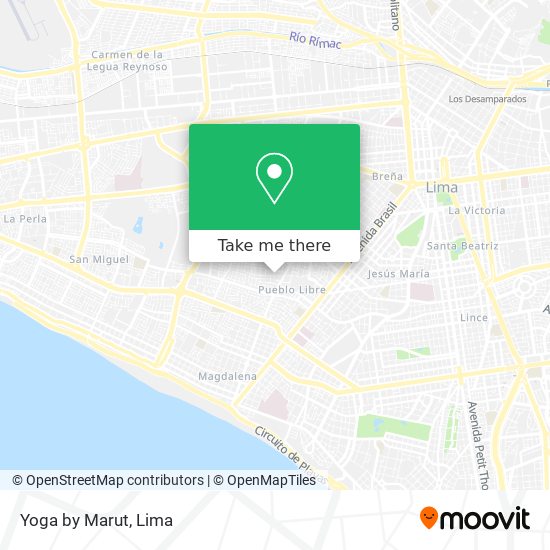 Yoga by Marut map