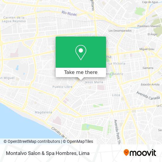 Montalvo Salon & Spa Hombres map