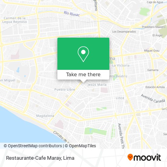 Restaurante-Cafe Maray map
