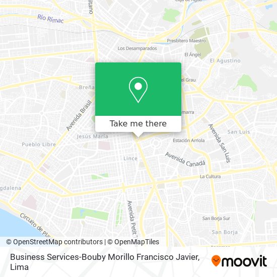 Mapa de Business Services-Bouby Morillo Francisco Javier