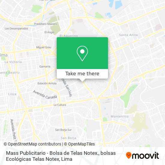 Mass Publicitario - Bolsa de Telas Notex., bolsas Ecológicas Telas Notex map