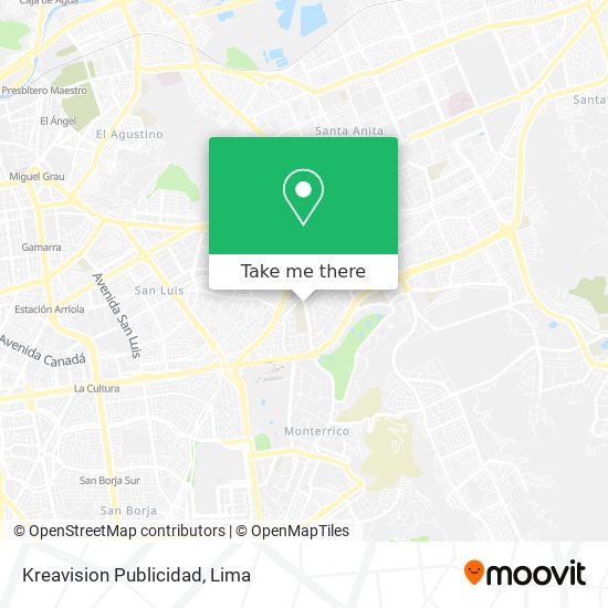 Kreavision Publicidad map