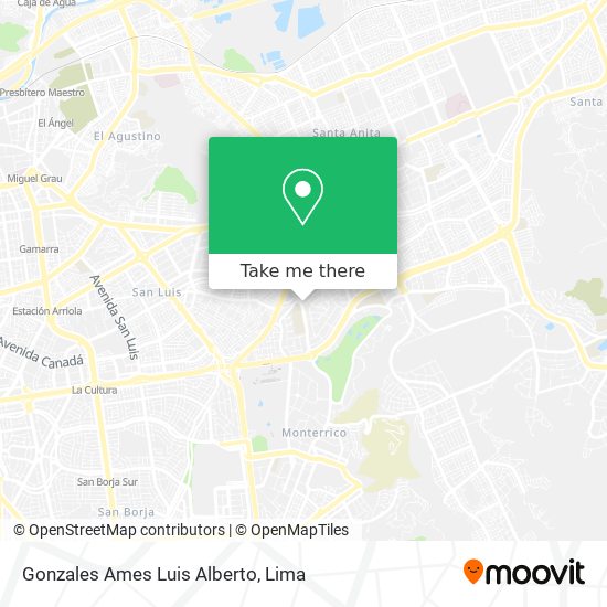 Mapa de Gonzales Ames Luis Alberto