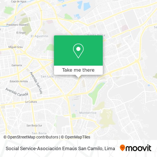 Social Service-Asociación Emaús San Camilo map