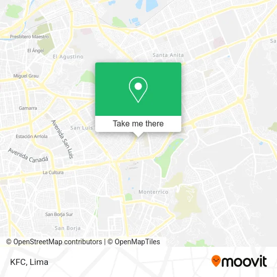 Mapa de KFC