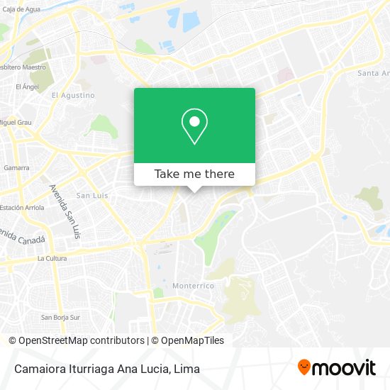 Camaiora Iturriaga Ana Lucia map