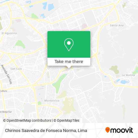 Chirinos Saavedra de Fonseca Norma map