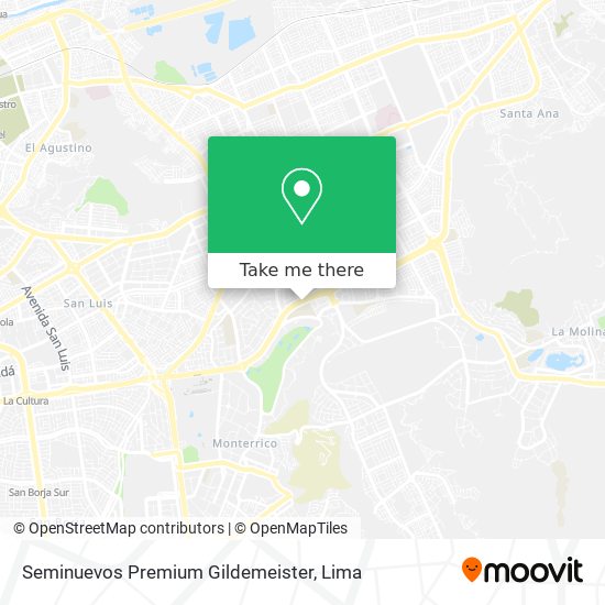 Seminuevos Premium Gildemeister map