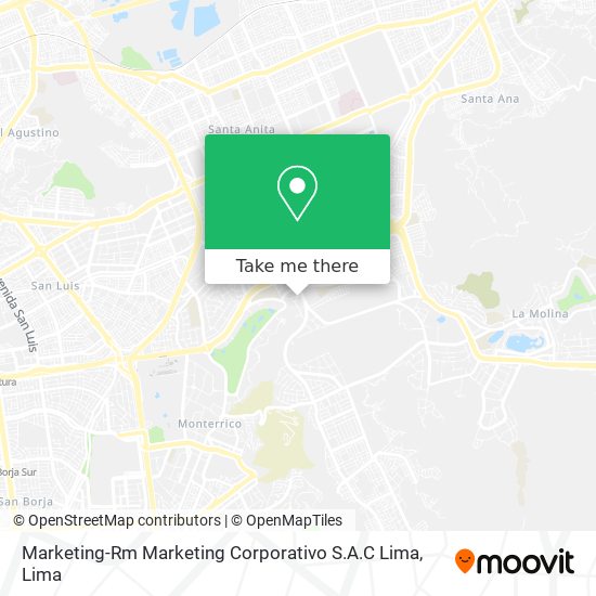 Marketing-Rm Marketing Corporativo S.A.C Lima map