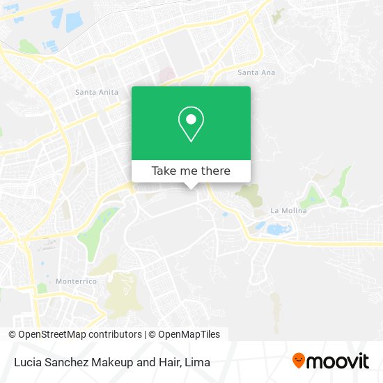 Mapa de Lucia Sanchez Makeup and Hair
