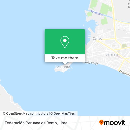 Federación Peruana de Remo map