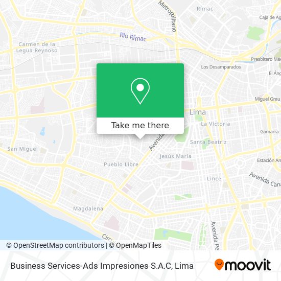 Business Services-Ads Impresiones S.A.C map