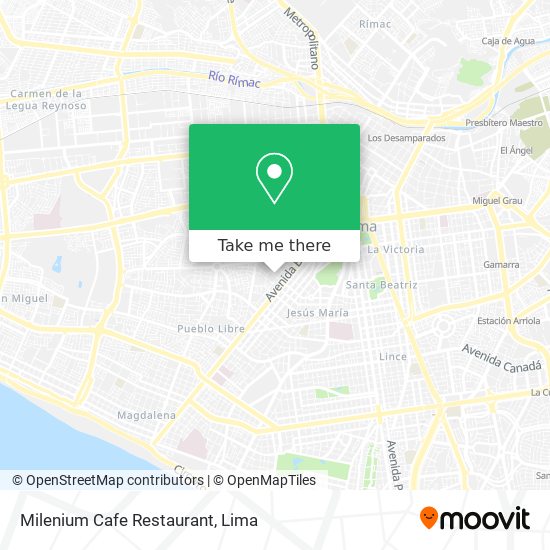 Milenium Cafe Restaurant map