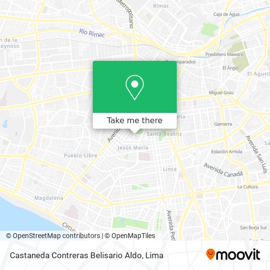 Castaneda Contreras Belisario Aldo map