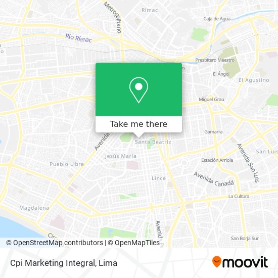 Cpi Marketing Integral map