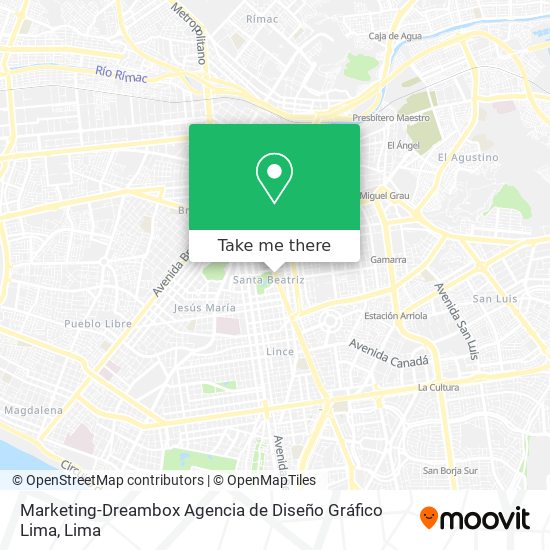 Marketing-Dreambox Agencia de Diseño Gráfico Lima map
