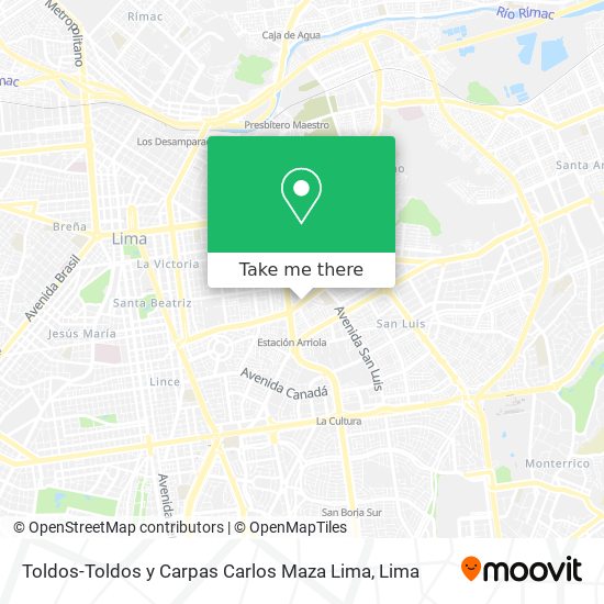 Mapa de Toldos-Toldos y Carpas Carlos Maza Lima