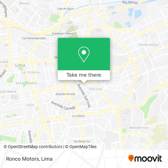 Ronco Motors map