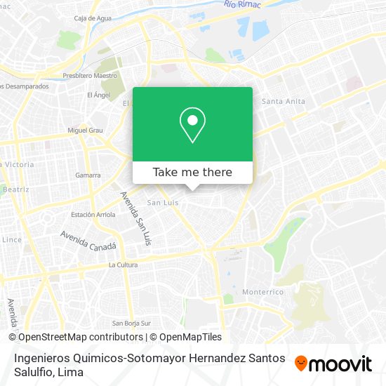 Ingenieros Quimicos-Sotomayor Hernandez Santos Salulfio map