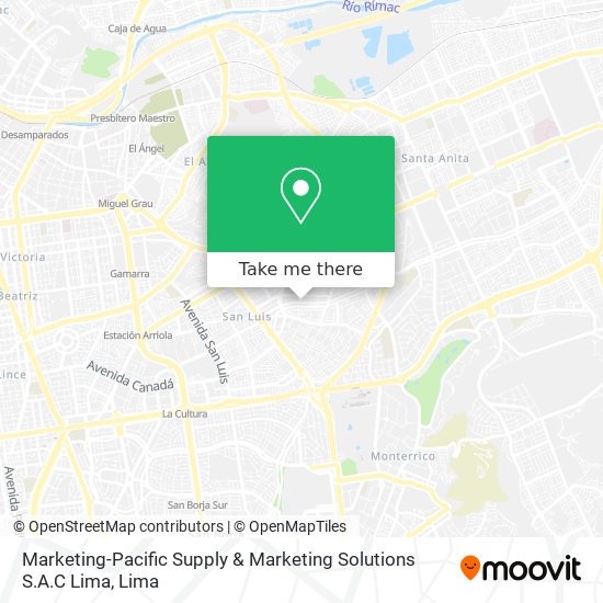 Mapa de Marketing-Pacific Supply & Marketing Solutions S.A.C Lima