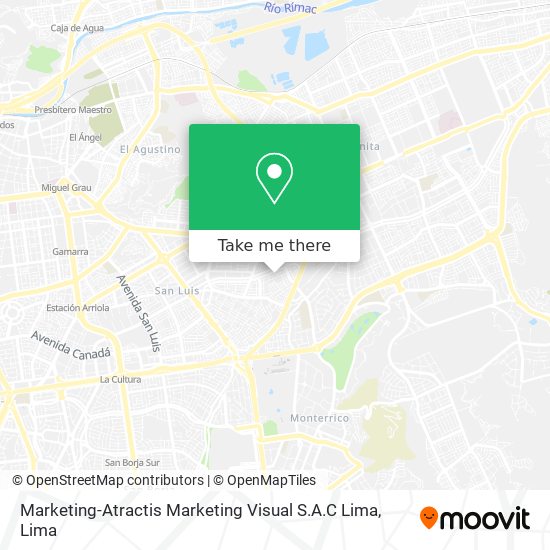 Marketing-Atractis Marketing Visual S.A.C Lima map