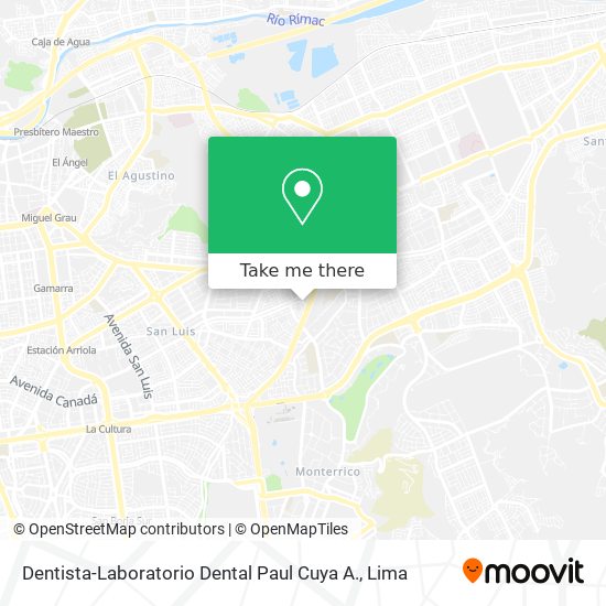 Mapa de Dentista-Laboratorio Dental Paul Cuya A.