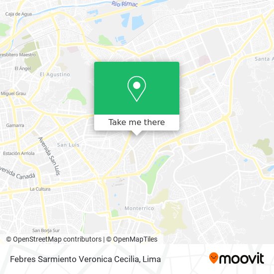 Febres Sarmiento Veronica Cecilia map