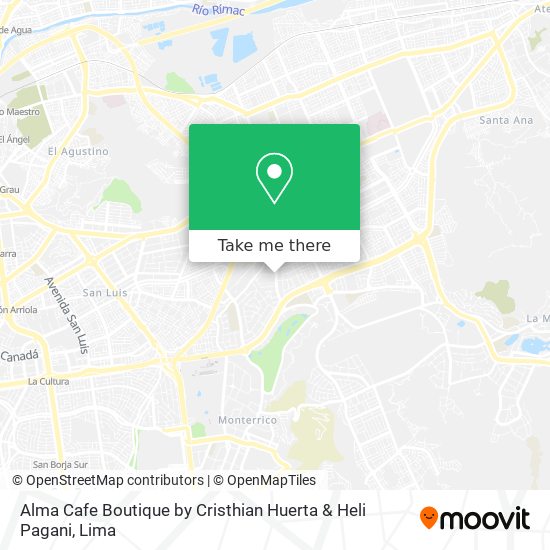 Alma Cafe Boutique by Cristhian Huerta & Heli Pagani map