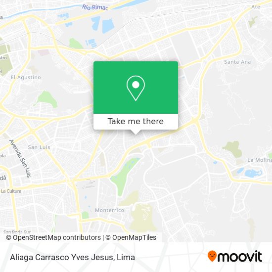 Aliaga Carrasco Yves Jesus map