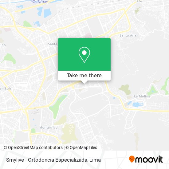 Mapa de Smylive - Ortodoncia Especializada