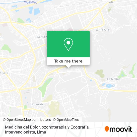 Mapa de Medicina del Dolor, ozonoterapia y Ecografía Intervencionista