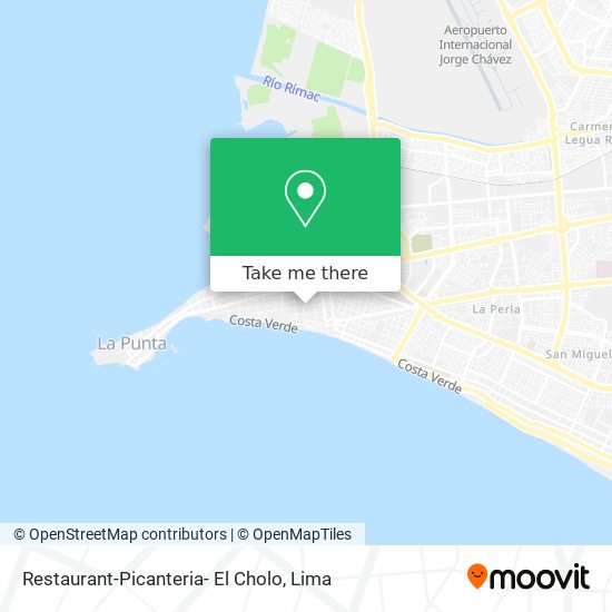 Restaurant-Picanteria- El Cholo map
