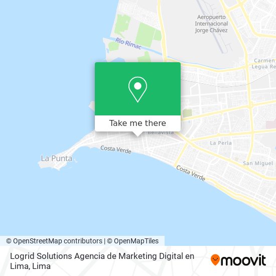 Mapa de Logrid Solutions Agencia de Marketing Digital en Lima