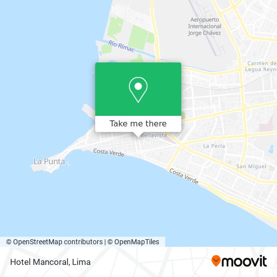 Hotel Mancoral map