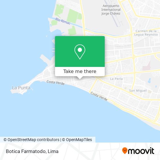 Mapa de Botica Farmatodo
