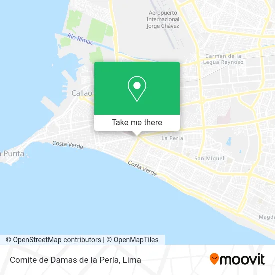 Comite de Damas de la Perla map