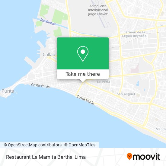 Restaurant La Mamita Bertha map