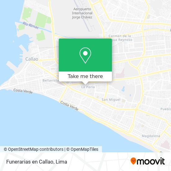 Funerarias en Callao map