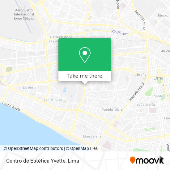 Centro de Estética Yvette map