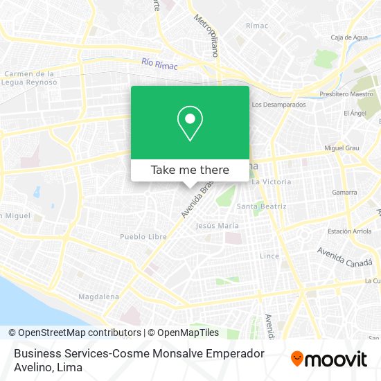 Mapa de Business Services-Cosme Monsalve Emperador Avelino