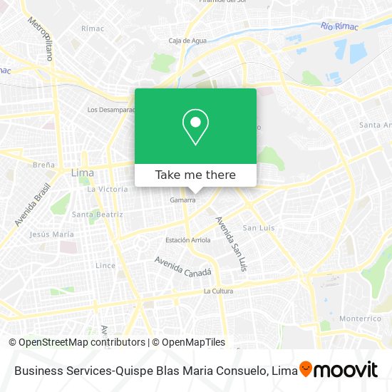 Business Services-Quispe Blas Maria Consuelo map