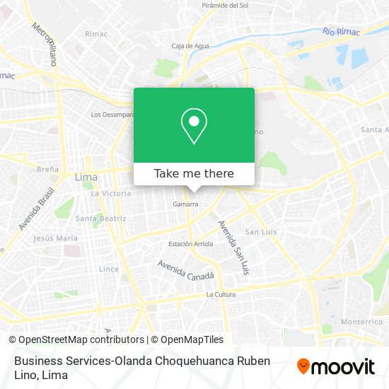 Mapa de Business Services-Olanda Choquehuanca Ruben Lino