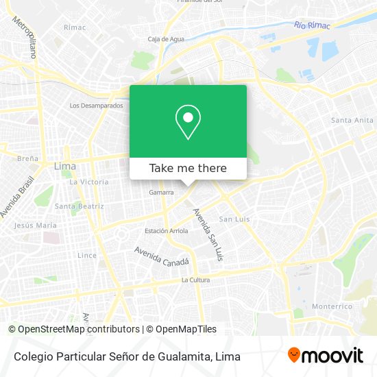 Colegio Particular Señor de Gualamita map