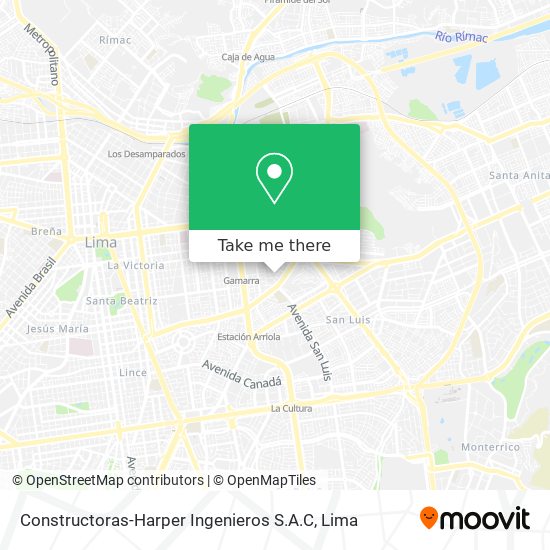 Constructoras-Harper Ingenieros S.A.C map