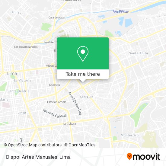 Dispol Artes Manuales map