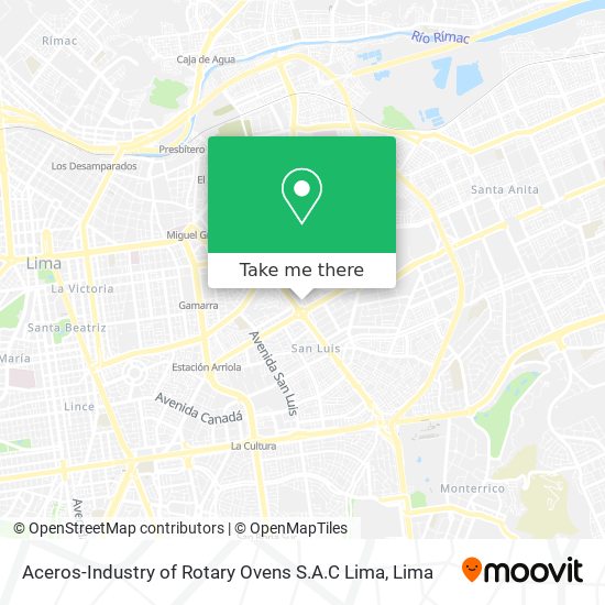 Mapa de Aceros-Industry of Rotary Ovens S.A.C Lima