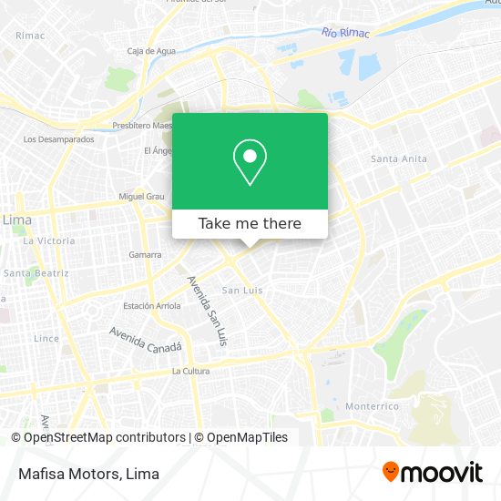 Mapa de Mafisa Motors