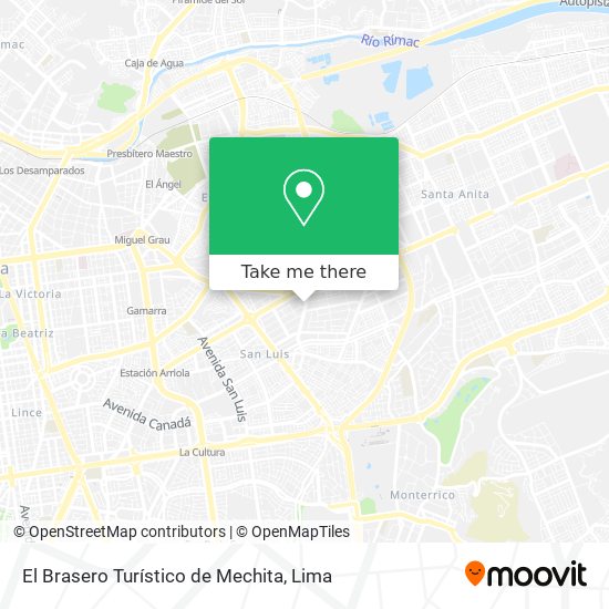 El Brasero Turístico de Mechita map