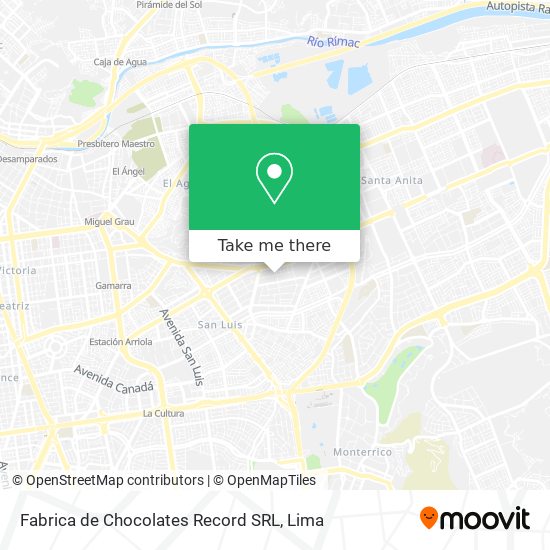 Fabrica de Chocolates Record SRL map