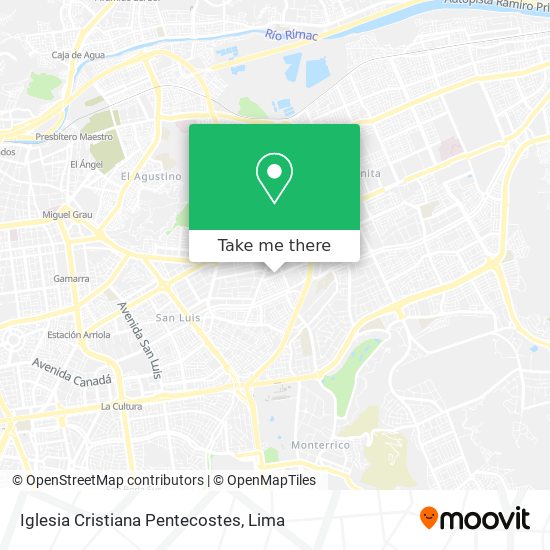 Iglesia Cristiana Pentecostes map